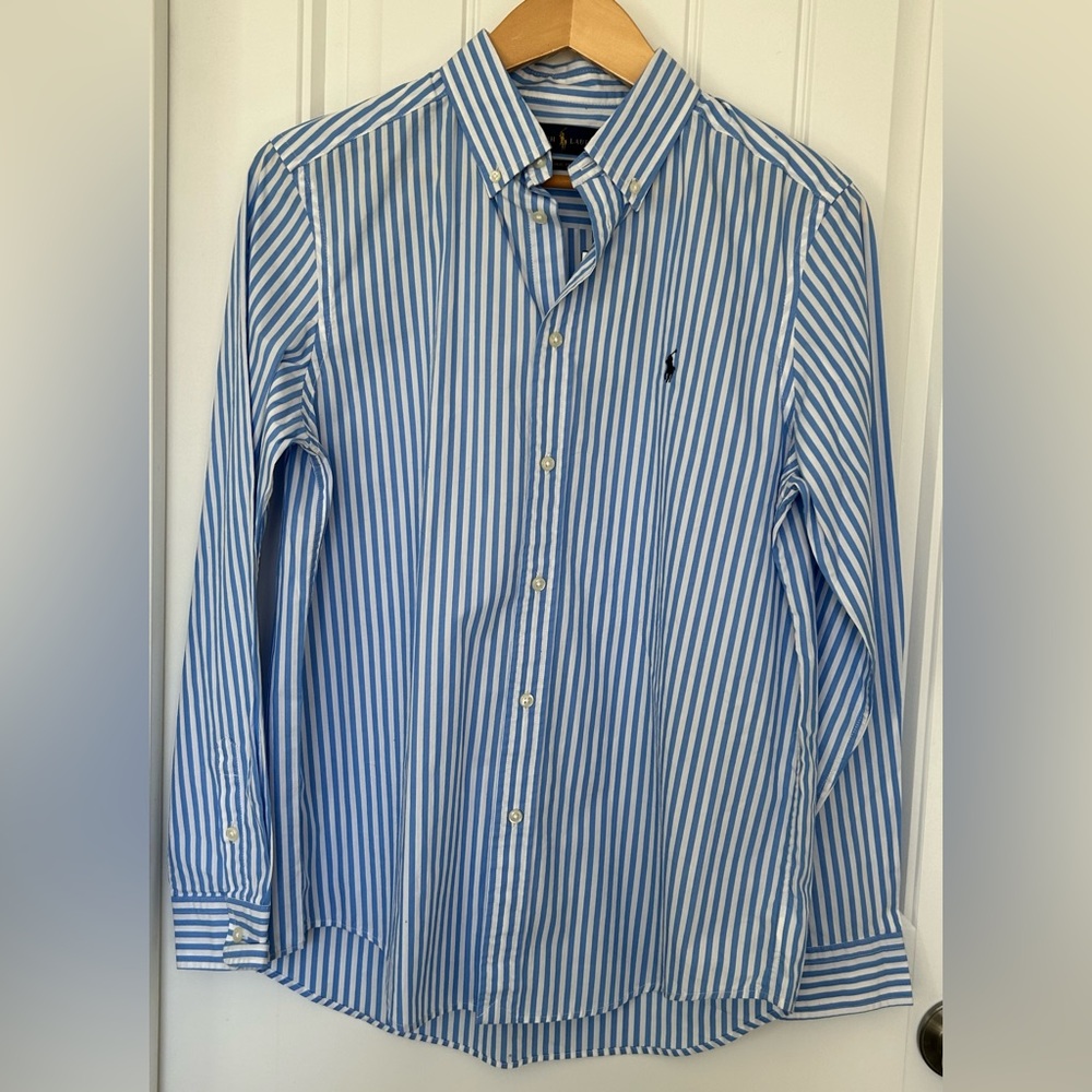 NWT Ralph Lauren Long sleeved Boys size XL 18-20 shirt